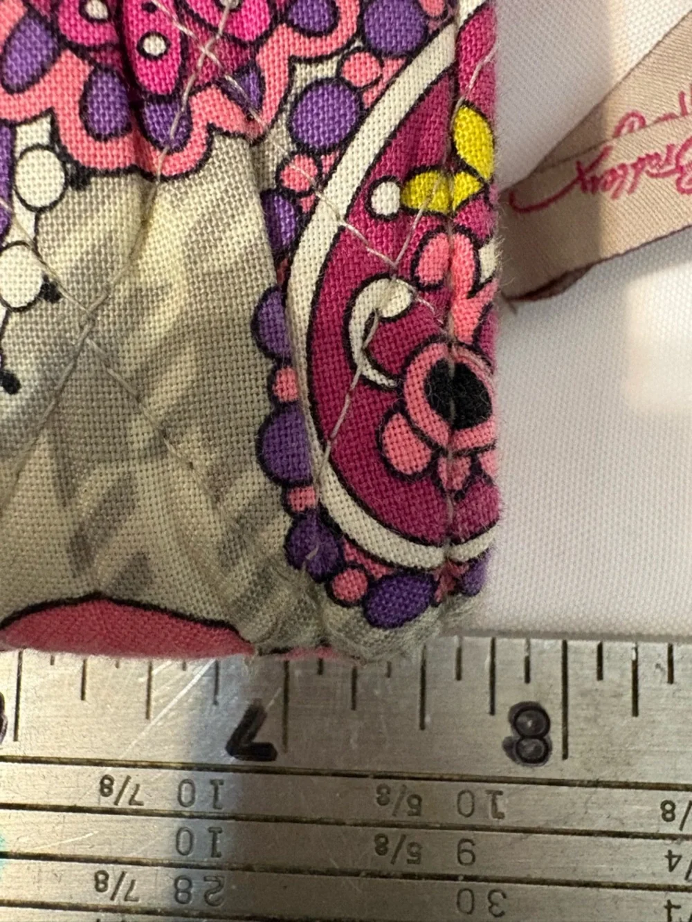 Vera Bradley Organizer Wallet detachable crossbody‎ strap Paisley Meets Plaid